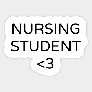 Nursing student Sticker